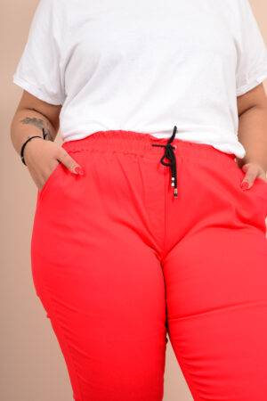 Παντελόνι ελαστικό - Κόκκινο, One Size