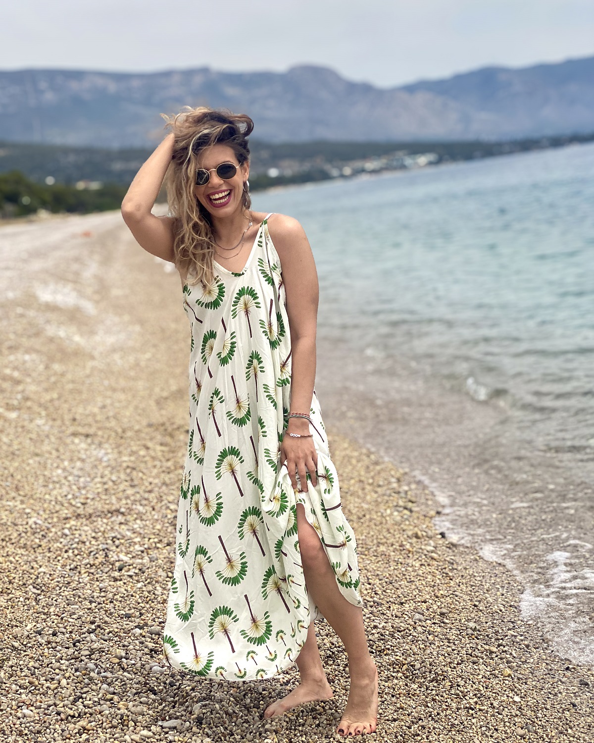 Φόρεμα ράντα Boho Oversized