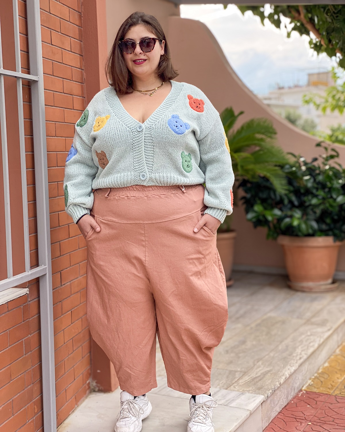 Boho Τζιν Βράκα Γυναικείο με Τσέπες