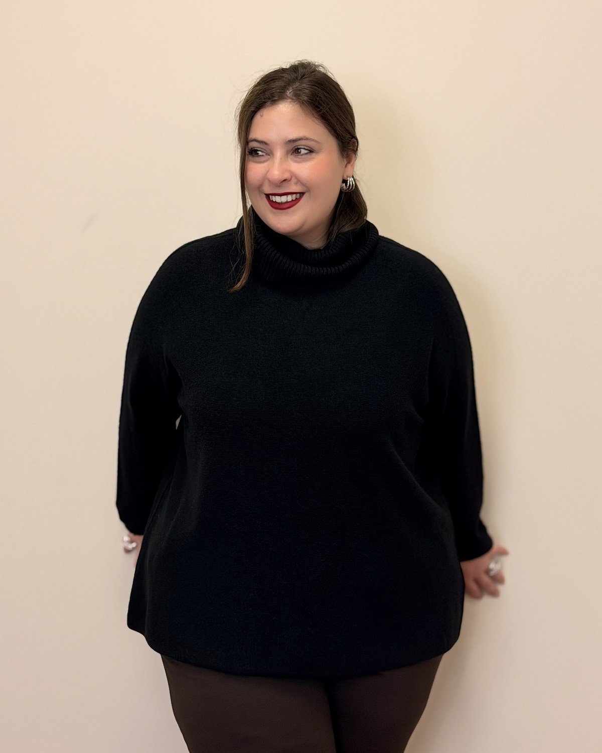 Oversized Πουλόβερ Ζιβάγκο – Ελαστικό Πλεκτό