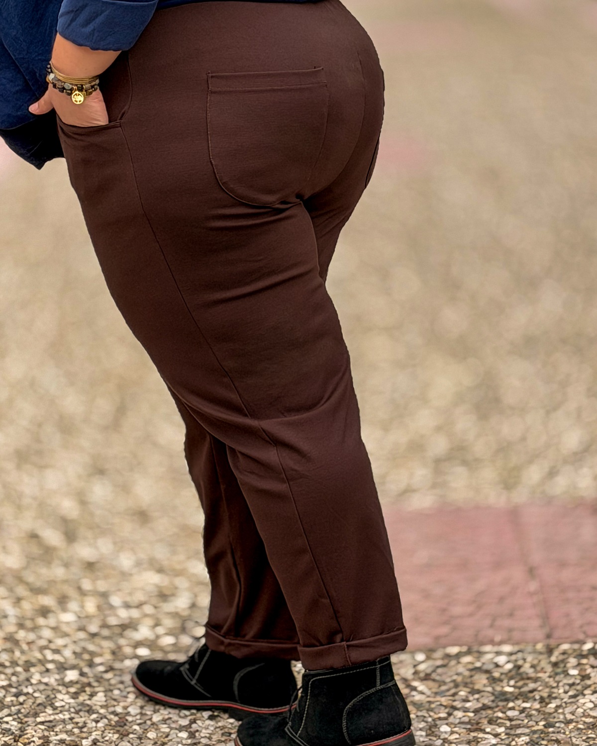 Premium Ελαστικό Παντελόνι Ποντοστόφα – Περιφέρεια 140–160 | Plus Size