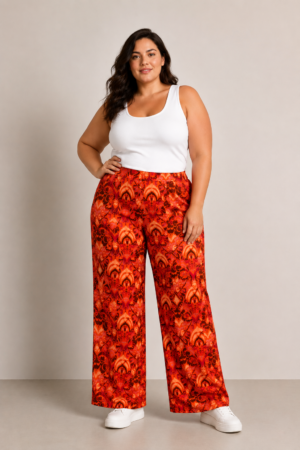 Παντελόνα Ίσια Γραμμή με Boho Print | Ελληνικής ΡαφήςΠαντελόνα Ίσια Γραμμή με Boho Print | Ελληνικής Ραφής