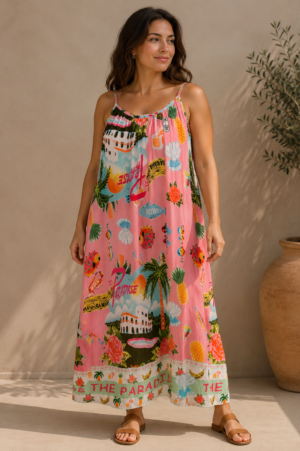 Φόρεμα Paradise PrintΦόρεμα Paradise Print