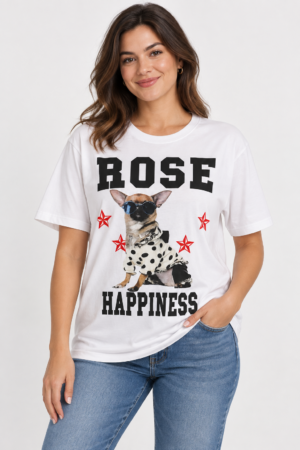 T-Shirt Rose HappinessT-Shirt Rose Happiness